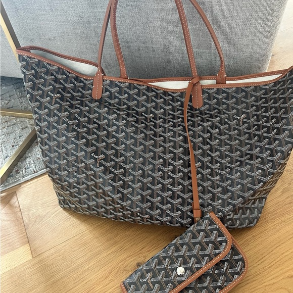 Goyard St Louis GM in Black, brown & white - Picture 2 of 7
